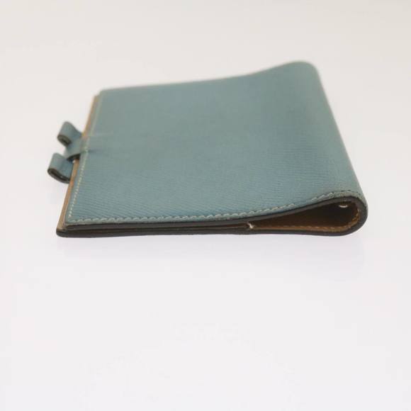HERMES Agenda GM Day Planner Cover Leather Blue Auth am5960 - Picture 4 of 16